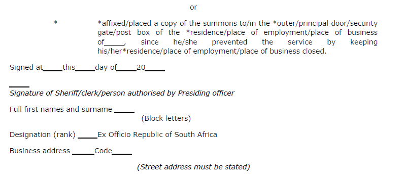 R250 Form 12(3)